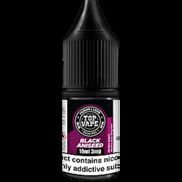 Top Vape 50:50: Black Aniseed E-Liquid 10ml