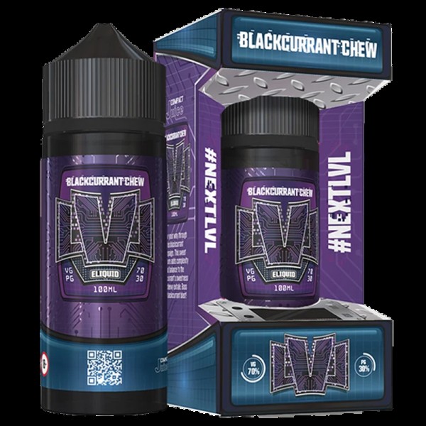 LVL Blackcurrant Chew E-Liquid 100ml Short Fill