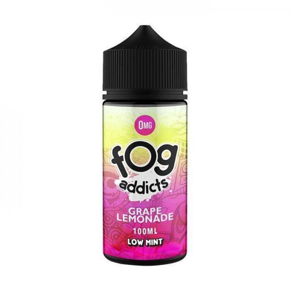 Fog Addicts Grape Lemonade 0mg 100ml Short Fill E-Liquid