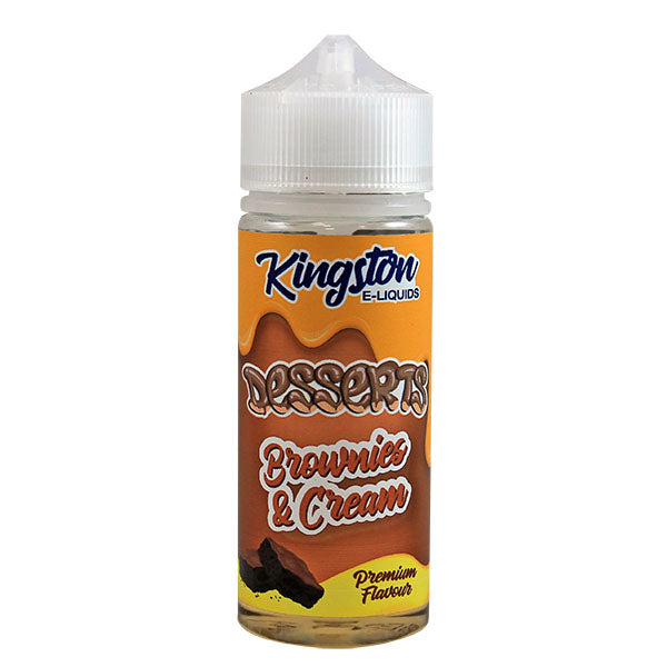 KIngston Brownies and Cream E-Liquid 100ml Short Fill