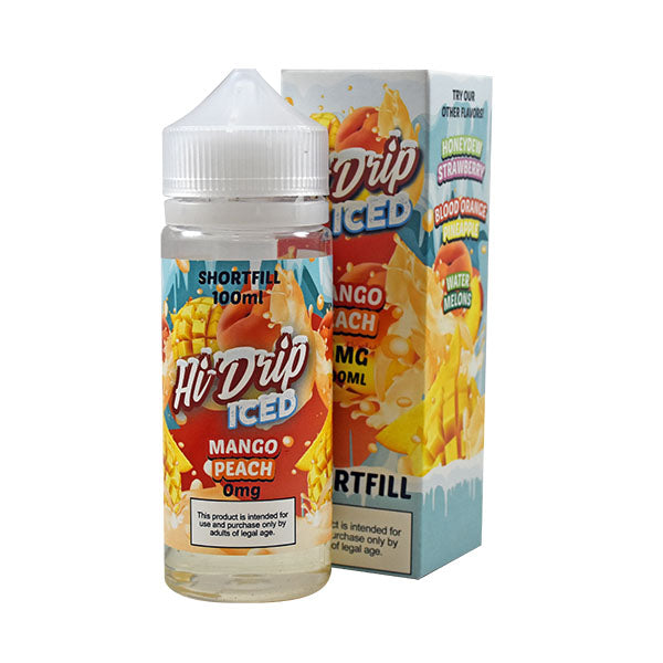 Hi Drip Iced Mango Peach 0mg 100ml Short Fill E-Li...