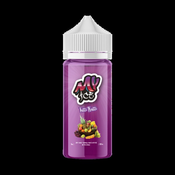 My E-Liquids Ice: Tutti Frutti 0mg 100ml Short Fil...