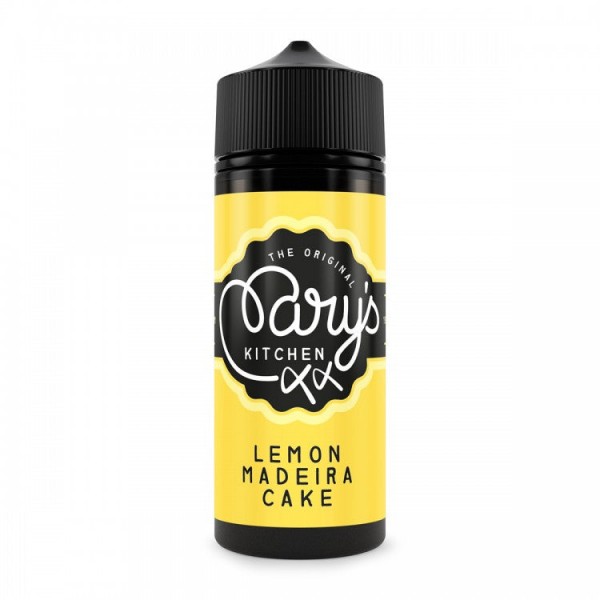 The Yorkshire Vaper Mary's Kitchen: Lemon Madeira Cake 0mg 100ml Short Fill E-Liquid