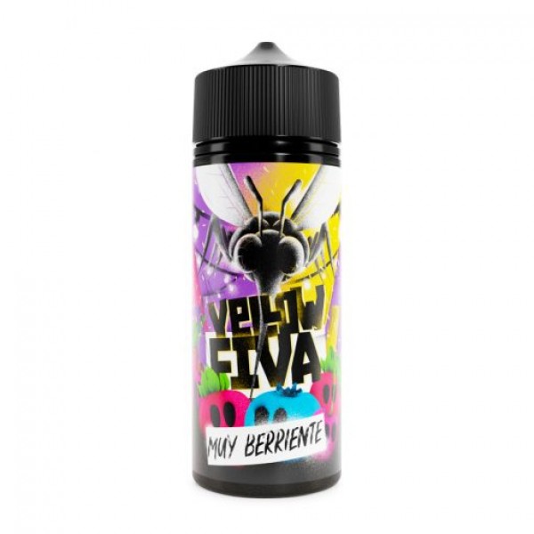 Joe's Juice Yellow Fiva Muy Berriente 0mg 100ml Short Fill E-Liquid