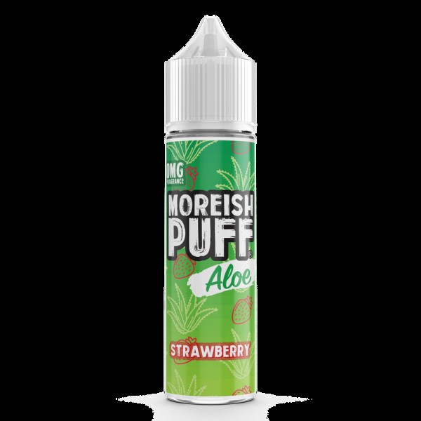 Moreish Puff Aloe Strawberry 0mg 50ml Short Fill E...