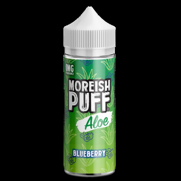 Moreish Puff Aloe Blueberry 0mg 100ml Short Fill E...