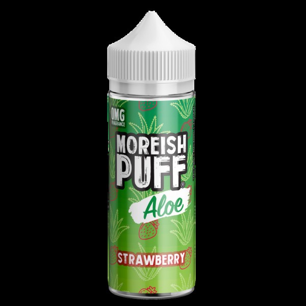 Moreish Puff Aloe Strawberry 0mg 100ml Short Fill E-Liquid