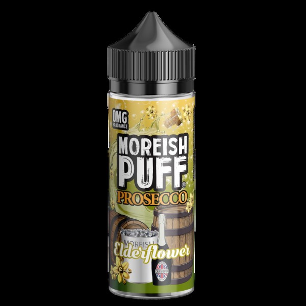 Moreish Puff Prosecco Elderflower 0mg 100ml Short Fill E-Liquid