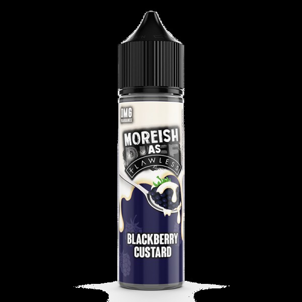 Moreish as Flawless Blackberry Custard 0mg 50ml Short Fill E-Liquid