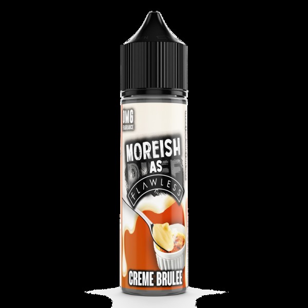 Moreish as Flawless Creme Brulee 0mg 50ml Short Fill E-Liquid