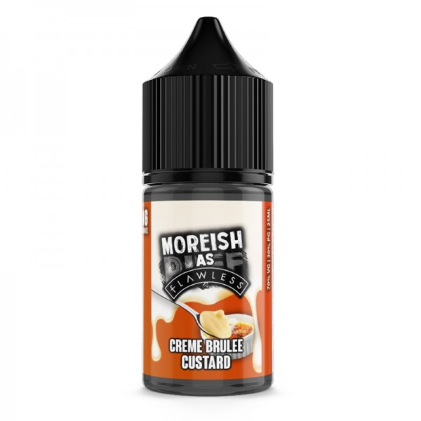 Moreish as Flawless Creme Brulee 0mg 25ml Short Fi...