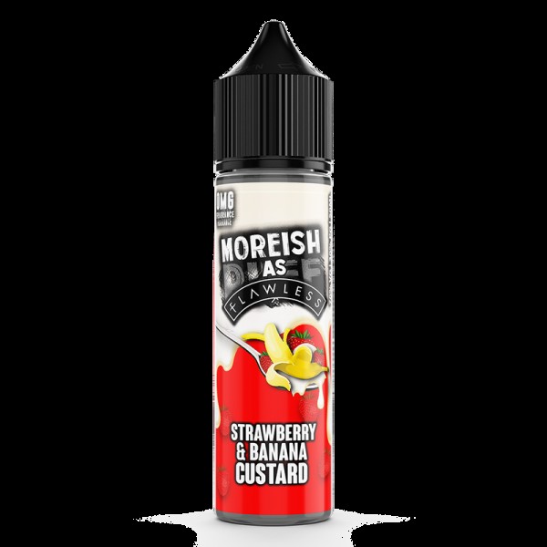 Moreish as Flawless Strawberry Banana 0mg 50ml Short Fill E-Liquid