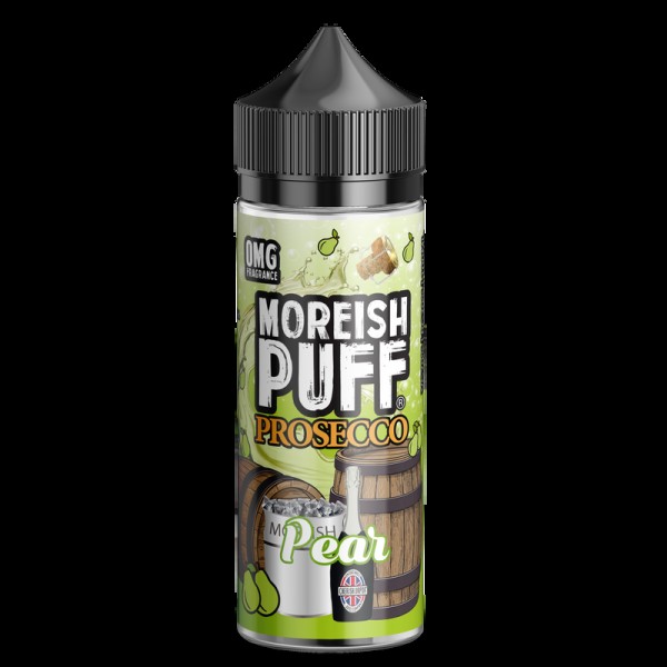 Moreish Puff Prosecco Pear 0mg 100ml Short Fill E-...