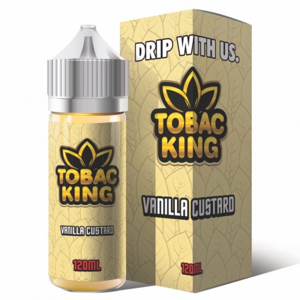 Tobac King Vanilla Custard 100ml Short Fill