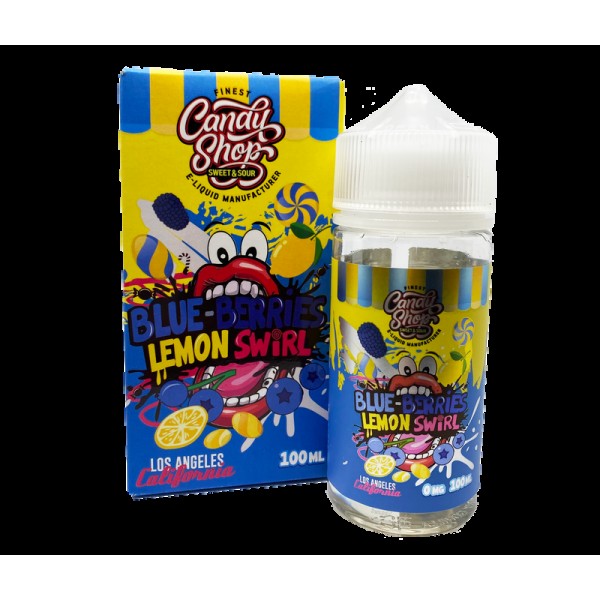 Finest E-liquids Blue-Berries Lemon Swirl 0mg 100ml Short Fill