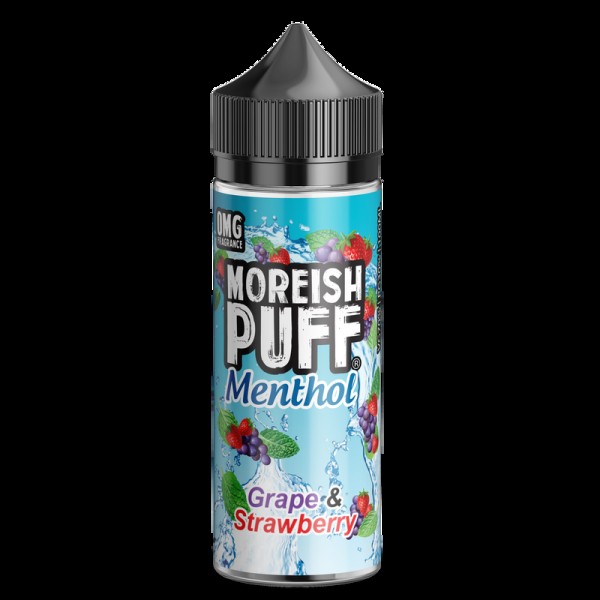 Moreish Puff Menthol Grape & Strawberry 0mg 10...