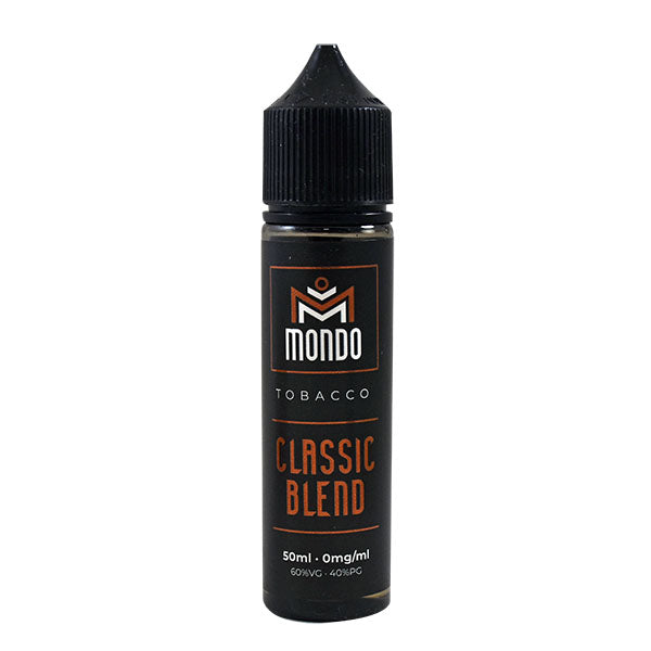 Mondo Tobacco: Classic Blend 0mg 50ml Short Fill E...