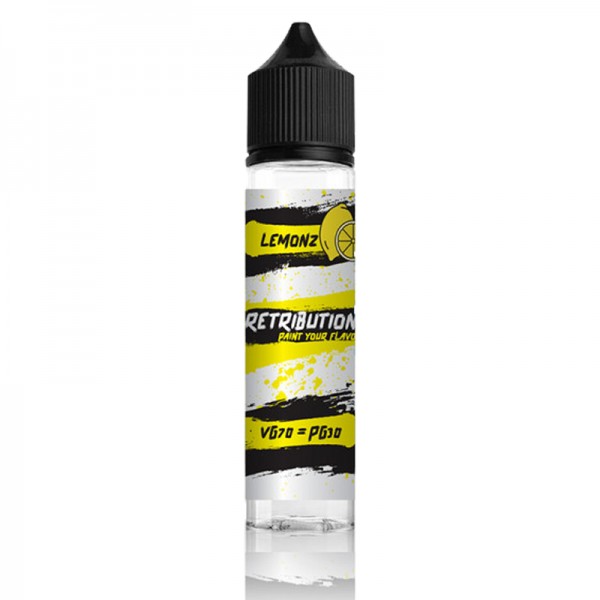 Retribution Lemon 0mg 50ml Short Fill E-Liquid