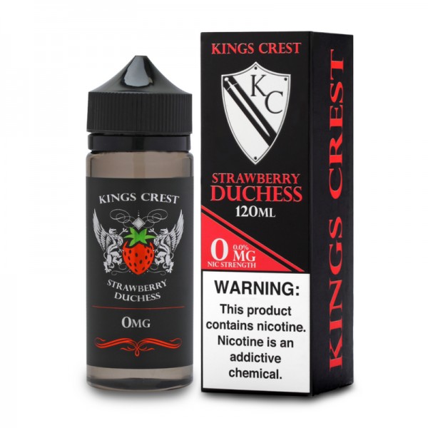 Kings Crest Duchess Strawberry E-liquid 100ml Shor...