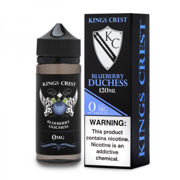 Kings Crest Duchess Blueberry E-liquid 100ml Short Fill