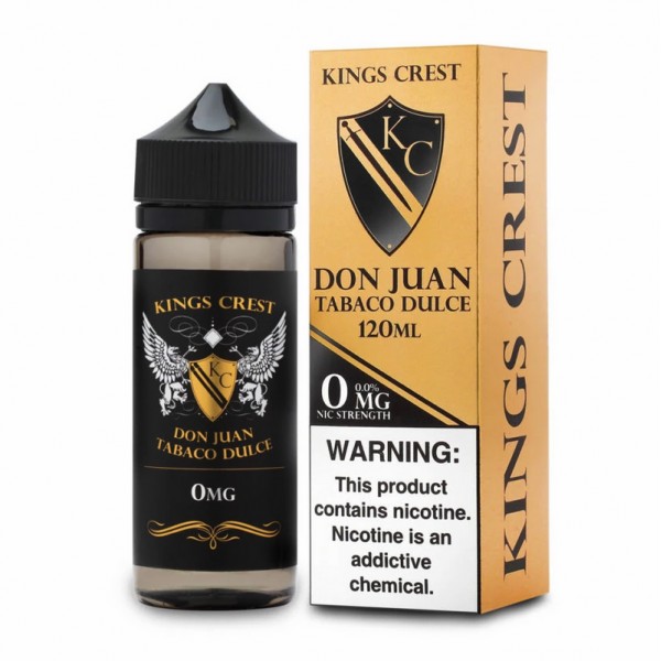 Kings Crest Don Juan Tobaco Dulce E-liquid 100ml S...