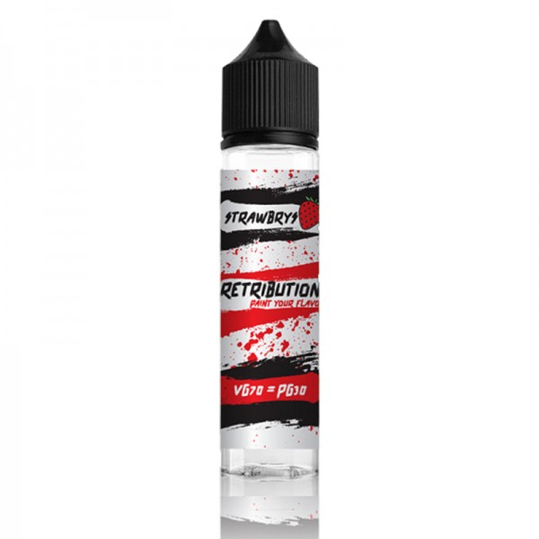 Retribution Strawbrys 0mg 50ml Short Fill E-Liquid