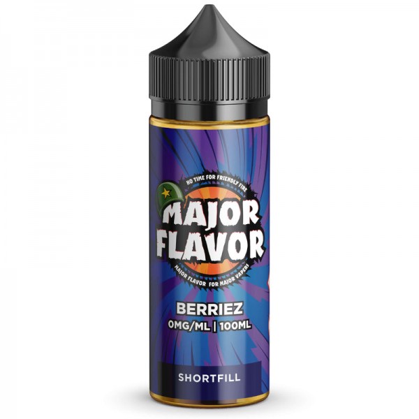 Major Flavour Berriez 0mg 100ml Short Fill E-Liquid