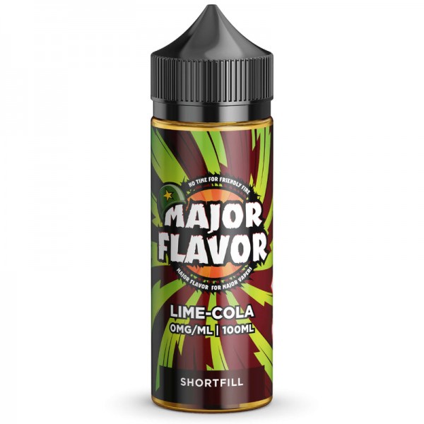 Major Flavour Limecola 0mg 100ml Short Fill E-Liqu...