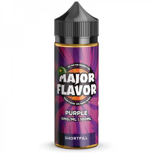 Major Flavour Purple 0mg 100ml Short Fill E-Liquid