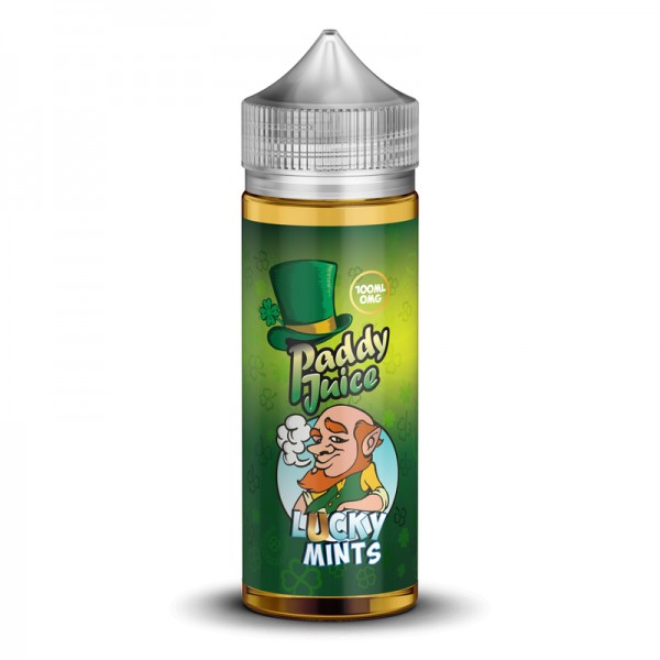 Liquid Creations Paddy Juice: Lucky Mints E-Liquid 100ml Short Fill