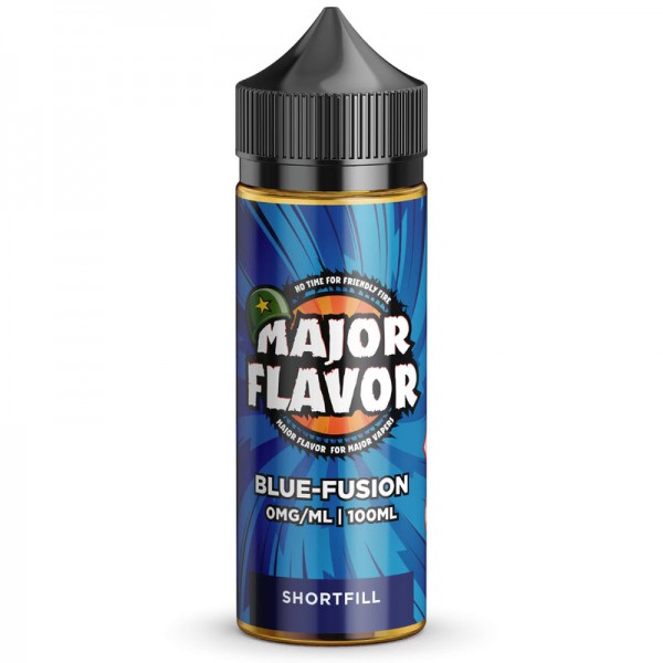 Major Flavour Blue Fusion 0mg 100ml Short Fill E-L...