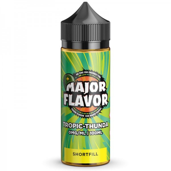 Major Flavour Tropic Thunda 0mg 100ml Short Fill E...