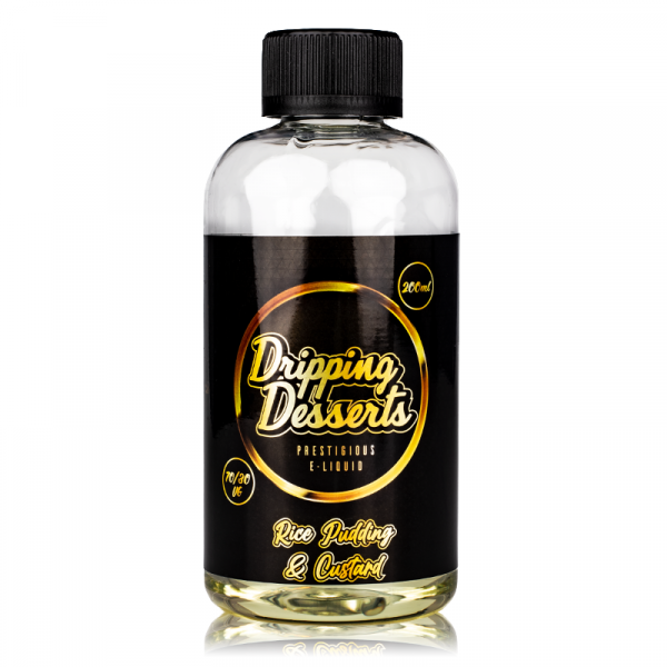 Dripping Desserts Rice Pudding & Custard 0mg 200ml Short Fill E-Liquid