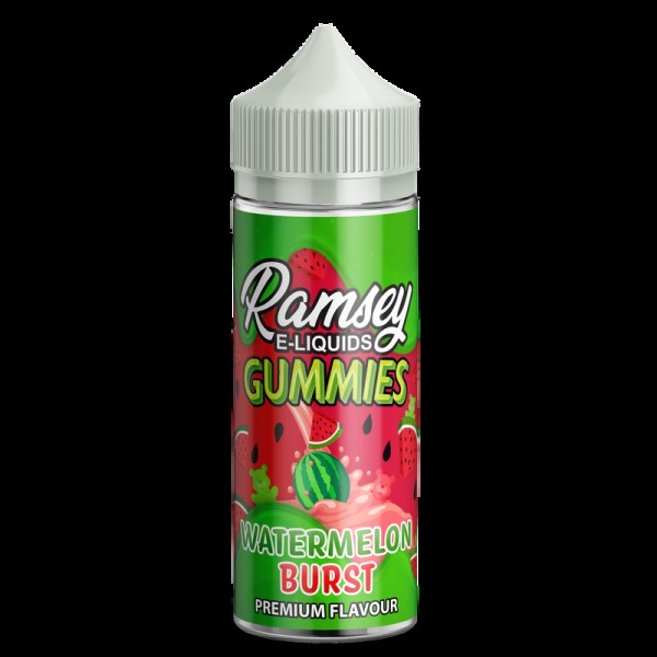 Ramsey E-Liquids Gummies Watermelon Burst 0mg 100m...