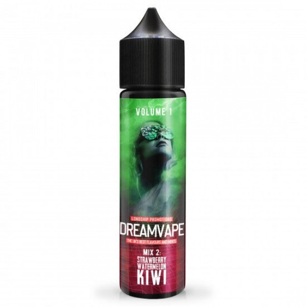 Dreamvape Mix 2 - Strawberry Watermelon Kiwi 0mg 5...