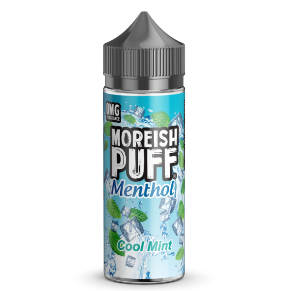 Moreish Puff Menthol Cool Mint 0mg 100ml Short Fil...