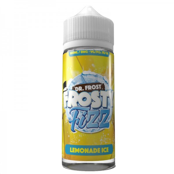 Dr Frost Fizz: Lemonade Ice 0mg 100ml Short Fill E-Liquid