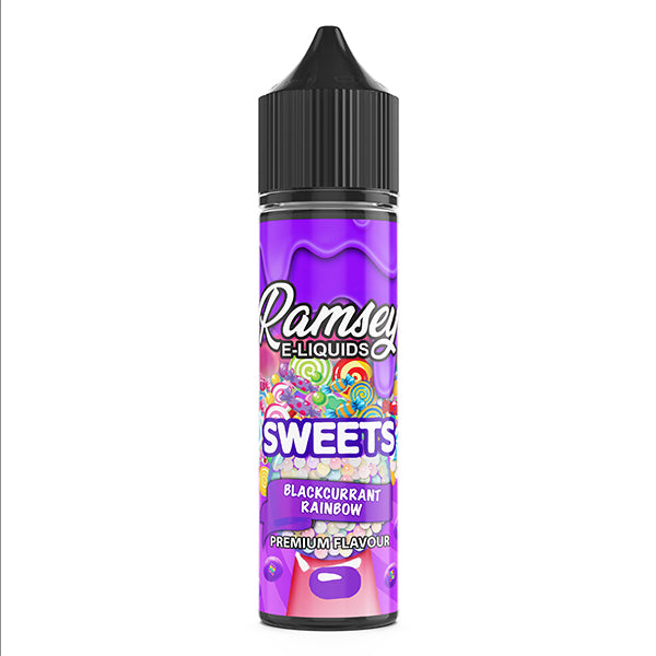 Ramsey E-Liquids Sweets: Blackcurrant Rainbow 0mg ...