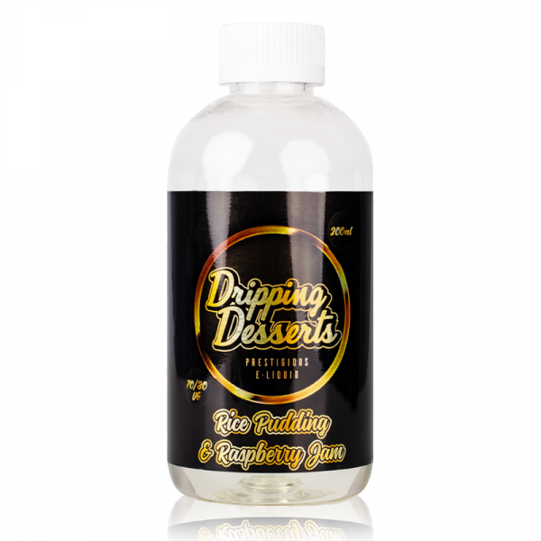 Dripping Desserts Rice Pudding & Raspberry 0mg 200ml Short Fill E-Liquid