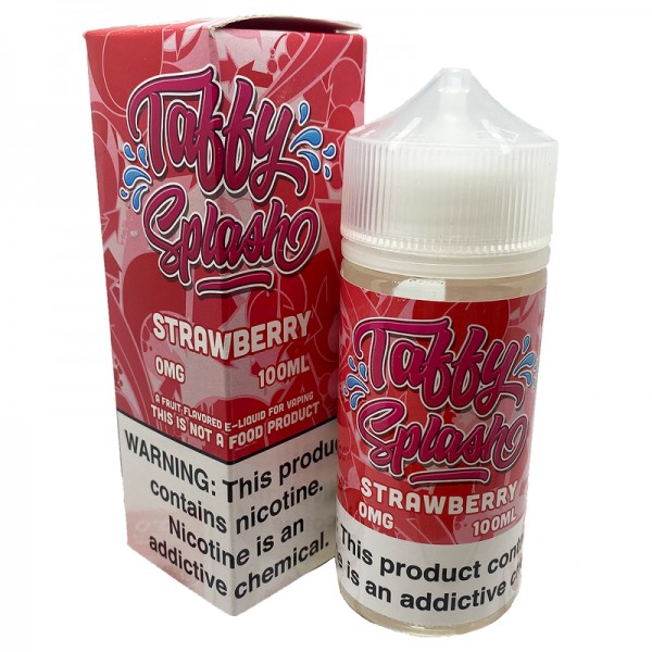 Taffy Splash Strawberry 0mg 100ml E-Liquid