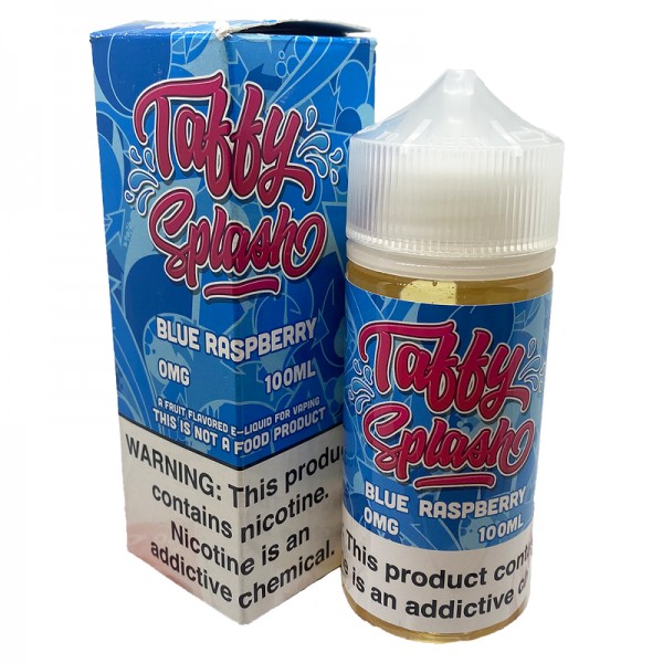 Taffy Splash Blue Raspberry 0mg 100ml E-Liquid