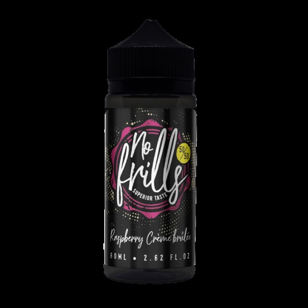 No Frills Raspberry Creme Brulee E-liquid 80ml Sho...