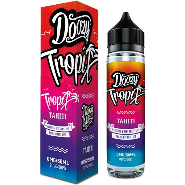 Doozy Vape Tropix: Tahiti 0mg 50ml Short Fill E-Li...