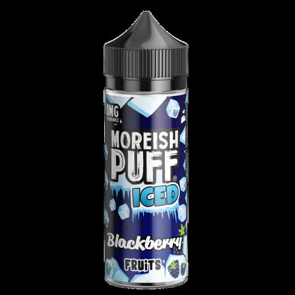 Moreish Puff Iced Blackberry Fruits 0mg 100ml Short Fill E-Liquid