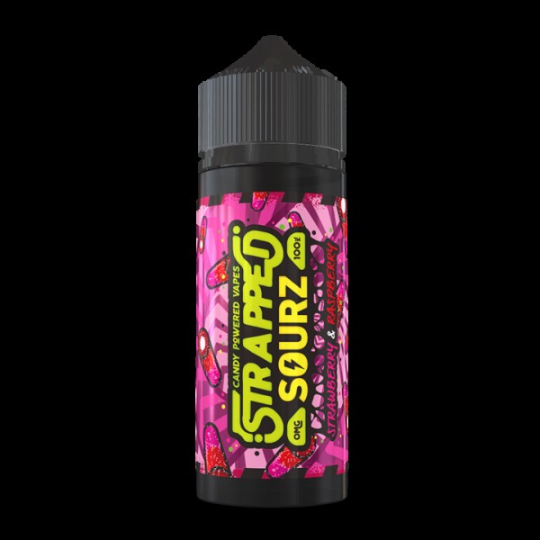 Strapped Sourz: Strawberry & Raspberry 0mg 100...