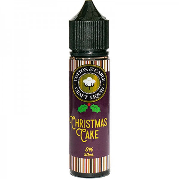 Cotton & Cable Christmas Cake E-Liquid 50ml Short Fill