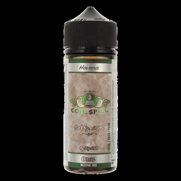 Coil Spill Havana E-liquid 100ml Short Fill Out Of...