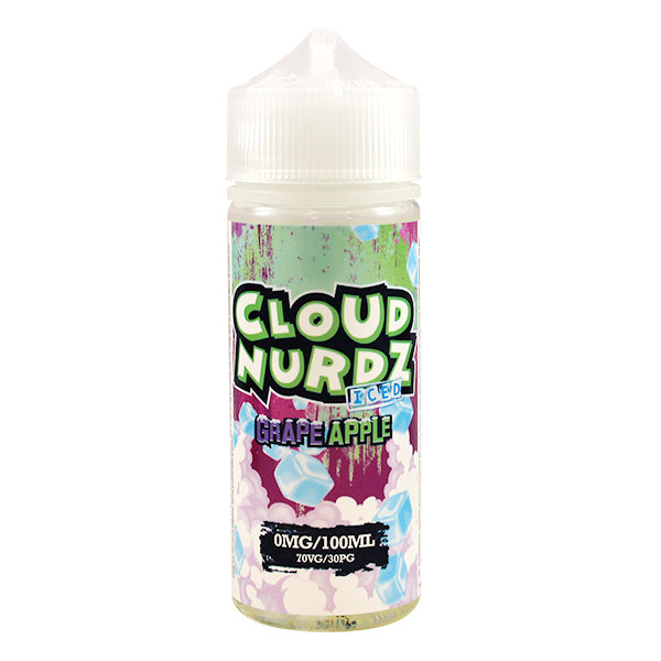 Cloud Nurdz Grape Apple Iced 100ml Short Fill