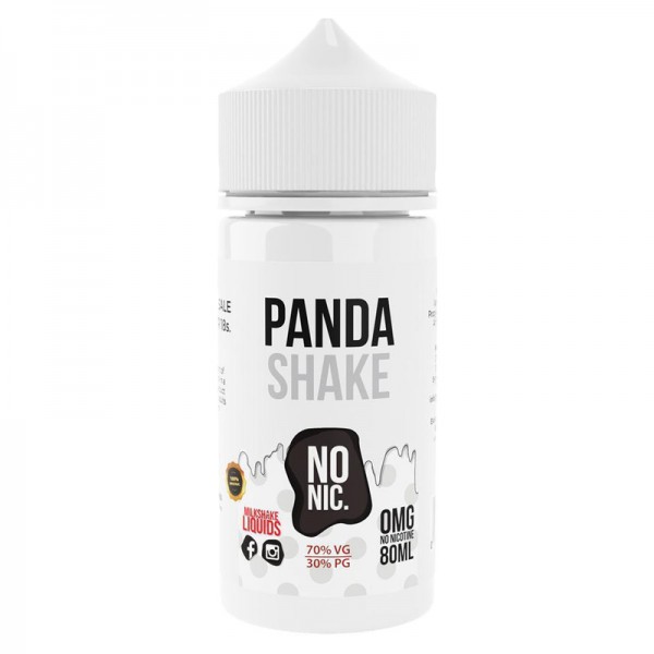 Milkshake E-liquids Panda Shake 0mg 80ml Short Fil...