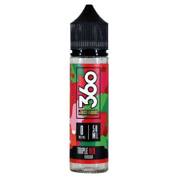 Twist 360 - Triple Red 0mg 50ml Shortfill